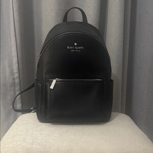 Kate Spade Black Leather Men's Backpack